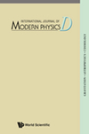 INTERNATIONAL JOURNAL OF MODERN PHYSICS D雜志封面